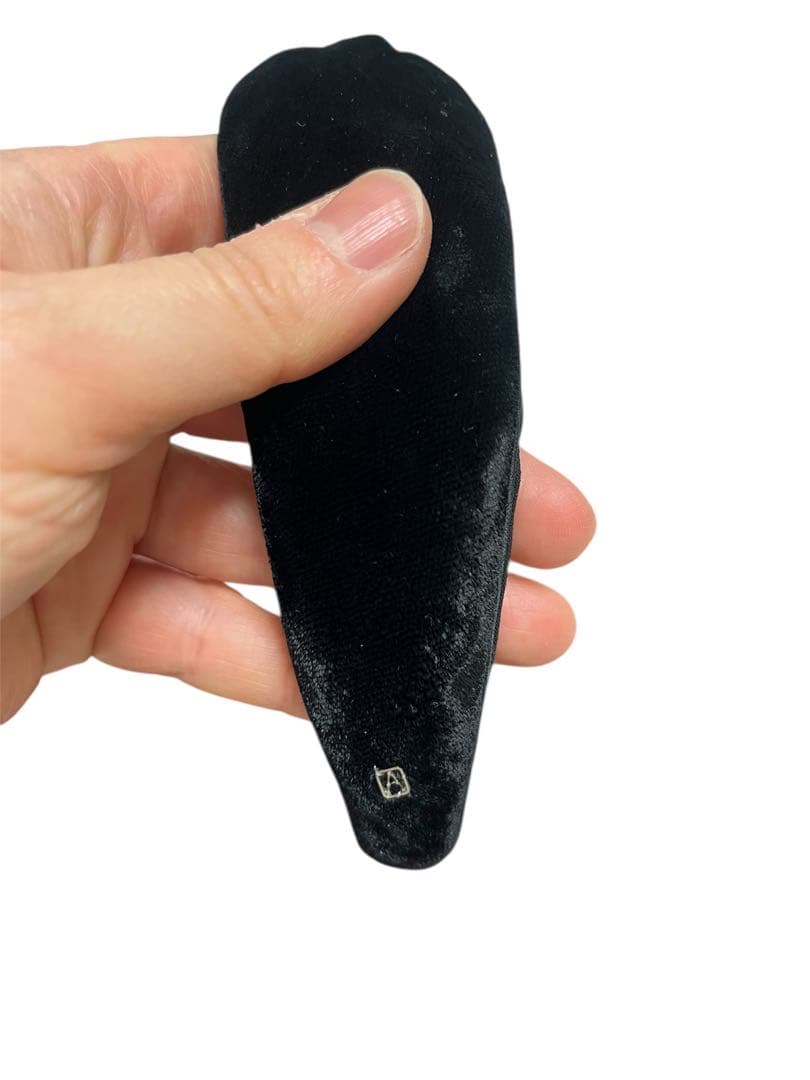 アレクサンドルドゥパリ　ベロアカチューシャ ブラック