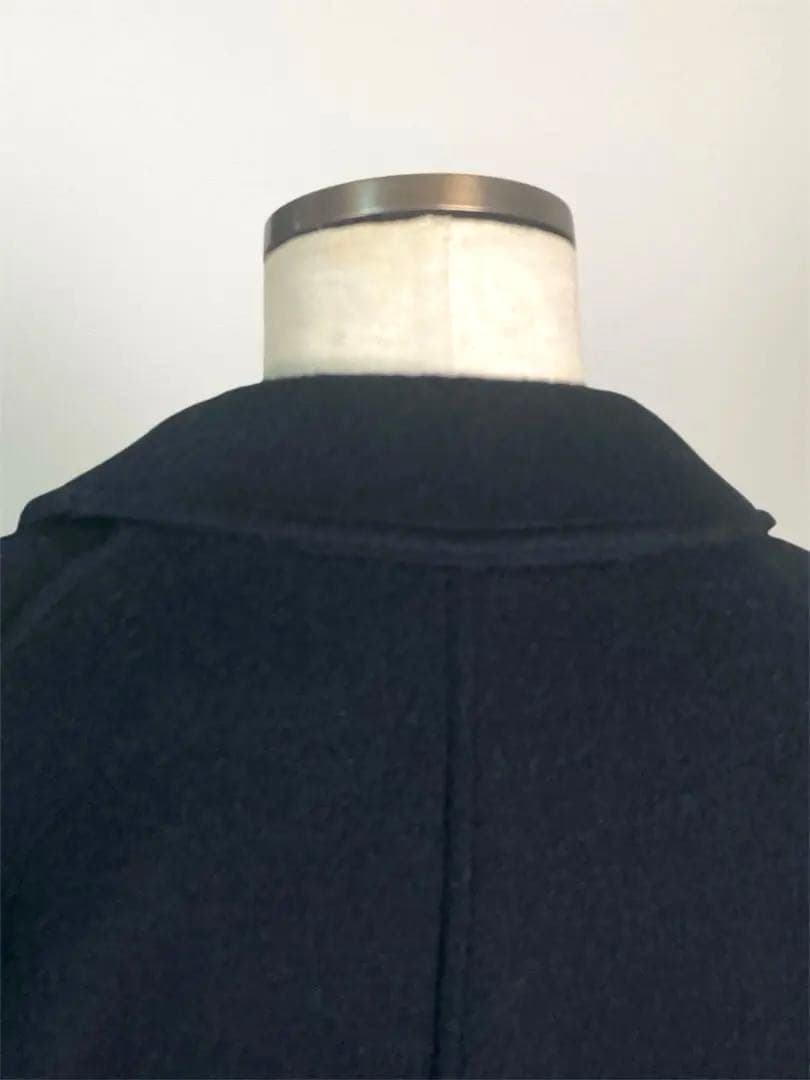 Burberrys ステンカラーコート カシミア混 ビンテージ 黒　M ウール