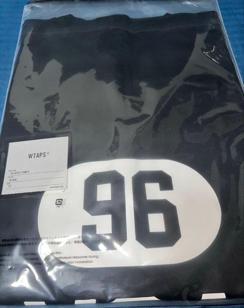 WT VUA 96 ブラック 七分袖カットソー