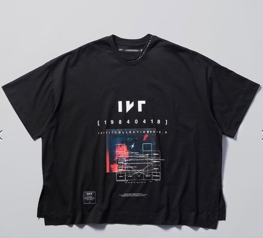 アイケーイー ＃013.5 SLIT T-SHIRT BLACK SIZE 1