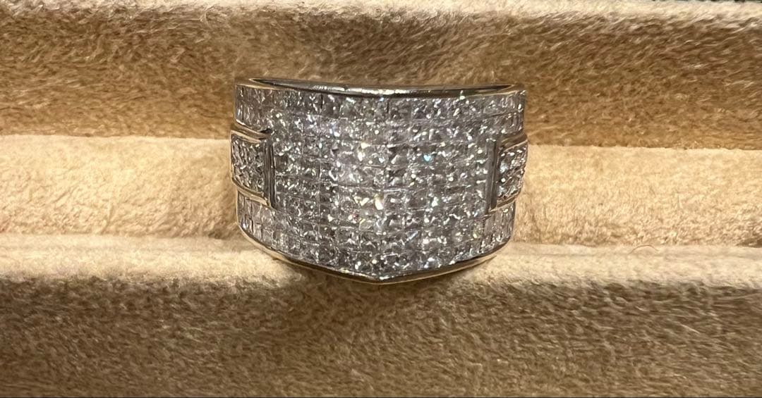 S*A様 遺品整理 K18 パヴェ リング