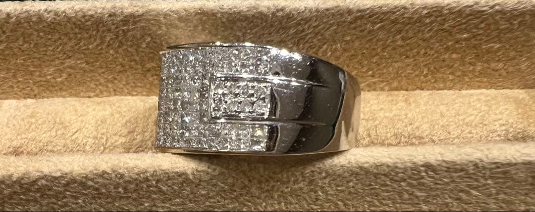 S*A様 遺品整理 K18 パヴェ リング