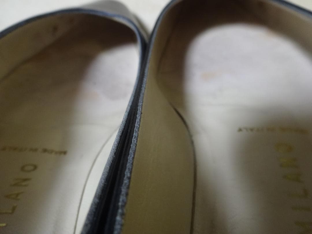 プラダ　PRADA　フラットシューズ　黒　37　1/2　24.5～24