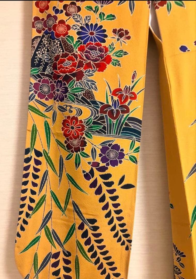 Ｋ*ａ様 【新品未使用品】紅型 振袖 長襦袢＋袋帯(使用品)セット