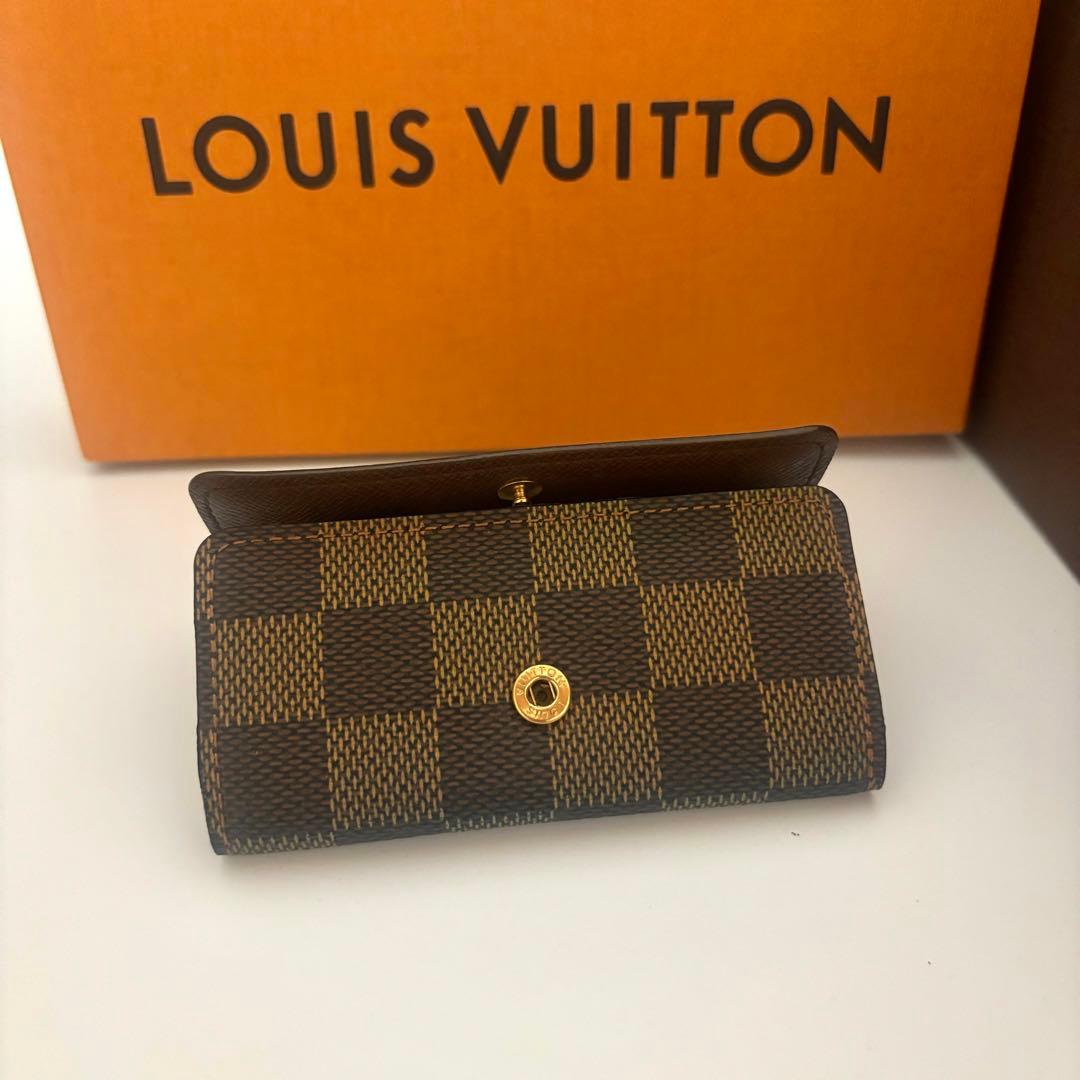 ルイヴィトン　ミュルティクレ　ダミエ　4連キーケース