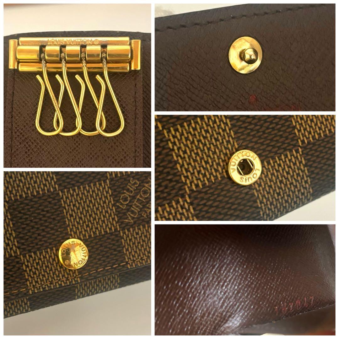 ルイヴィトン　ミュルティクレ　ダミエ　4連キーケース