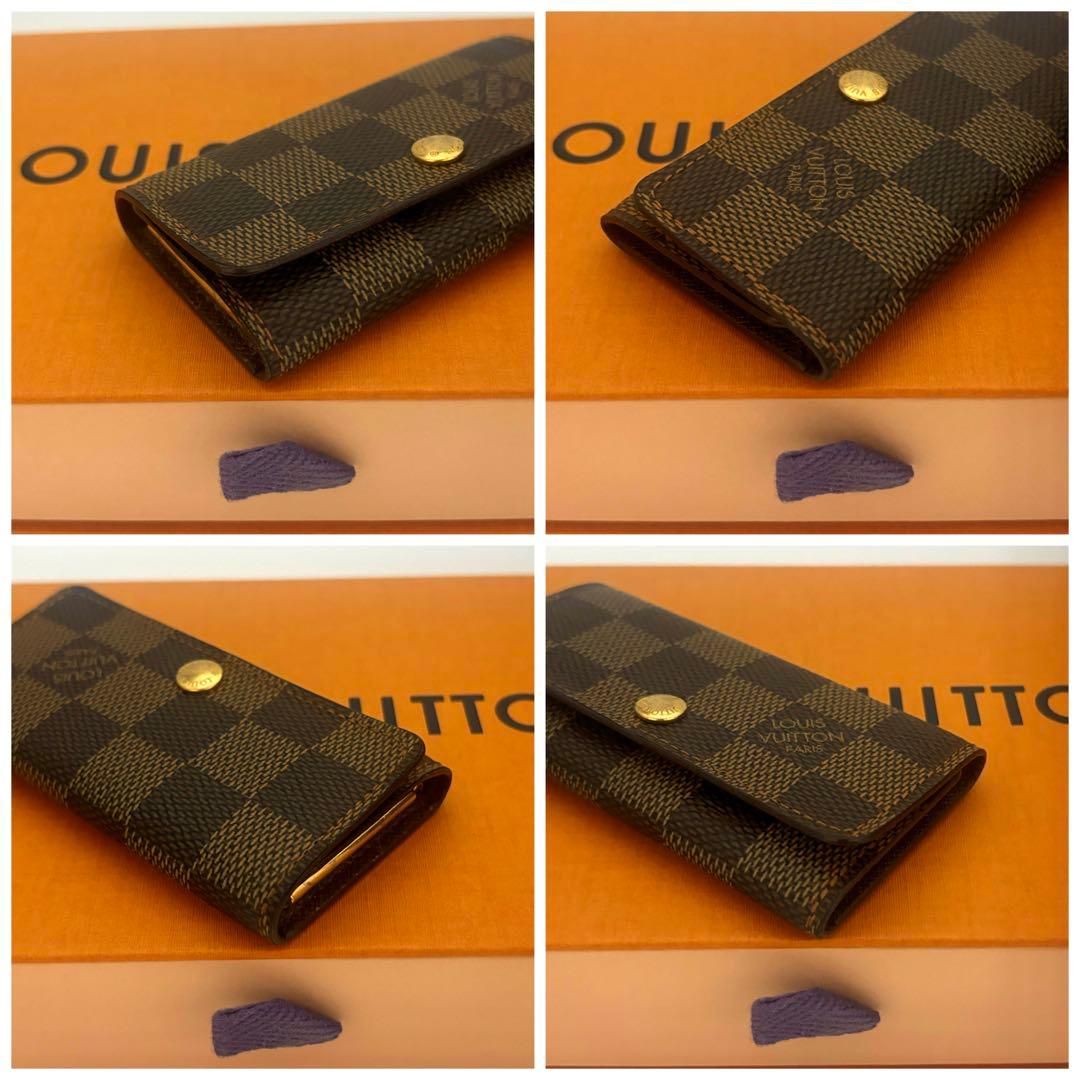 ルイヴィトン　ミュルティクレ　ダミエ　4連キーケース