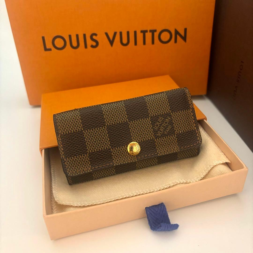 ルイヴィトン　ミュルティクレ　ダミエ　4連キーケース