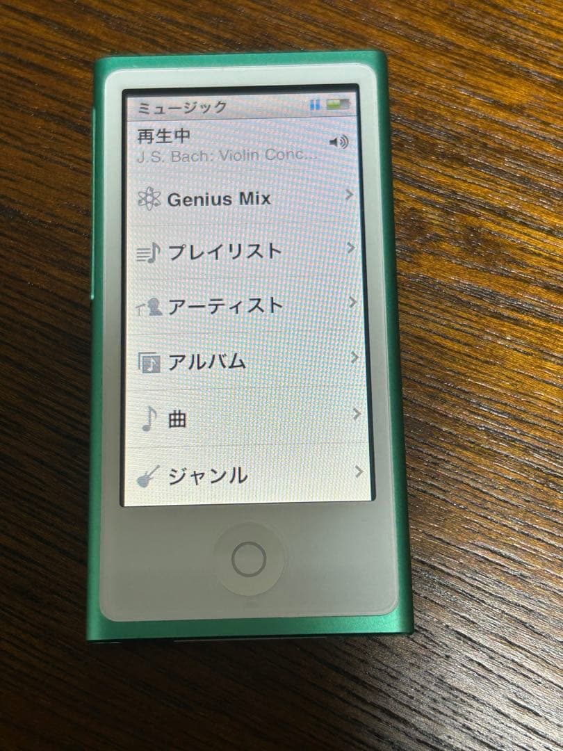 Apple iPod nano 第7世代　グリーン　極美品　ケース付き