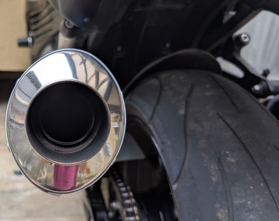 ◆中古　ワイバンオーバルチタンツイン　スリップオン　ZZR1400　08〜11年