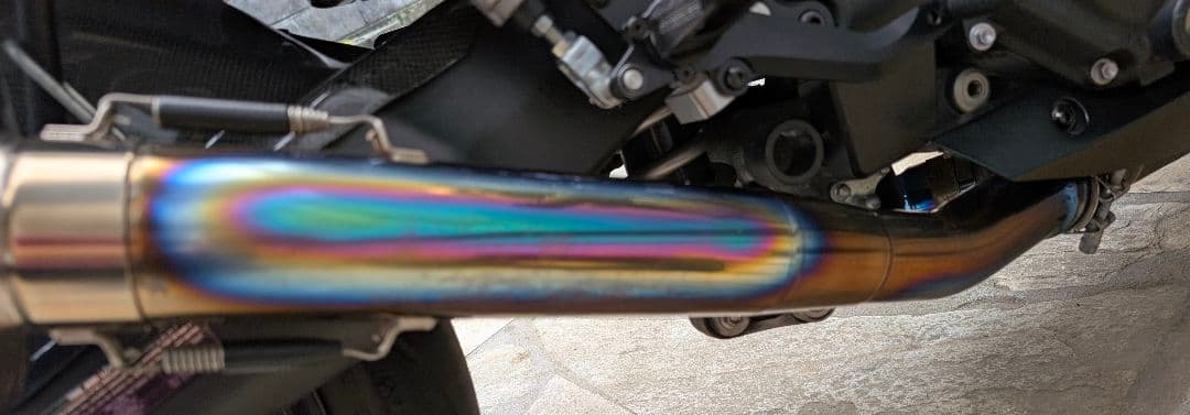 ◆中古　ワイバンオーバルチタンツイン　スリップオン　ZZR1400　08〜11年