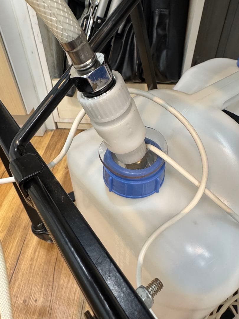 【取りに来れる方限定】移動式シャンプー台　バックシャンプーチェア付き　訪問美容