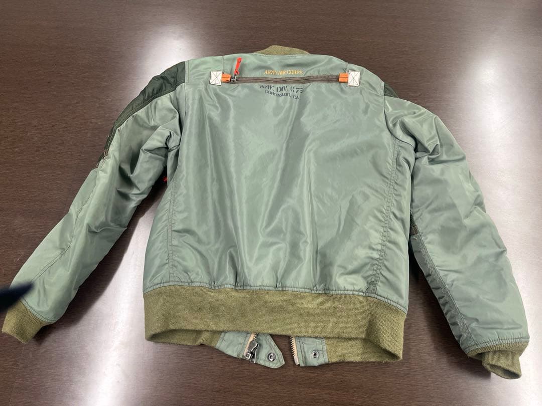 K*様 AVIREX フライトジャケット MA-1 L-2 カスタム　L