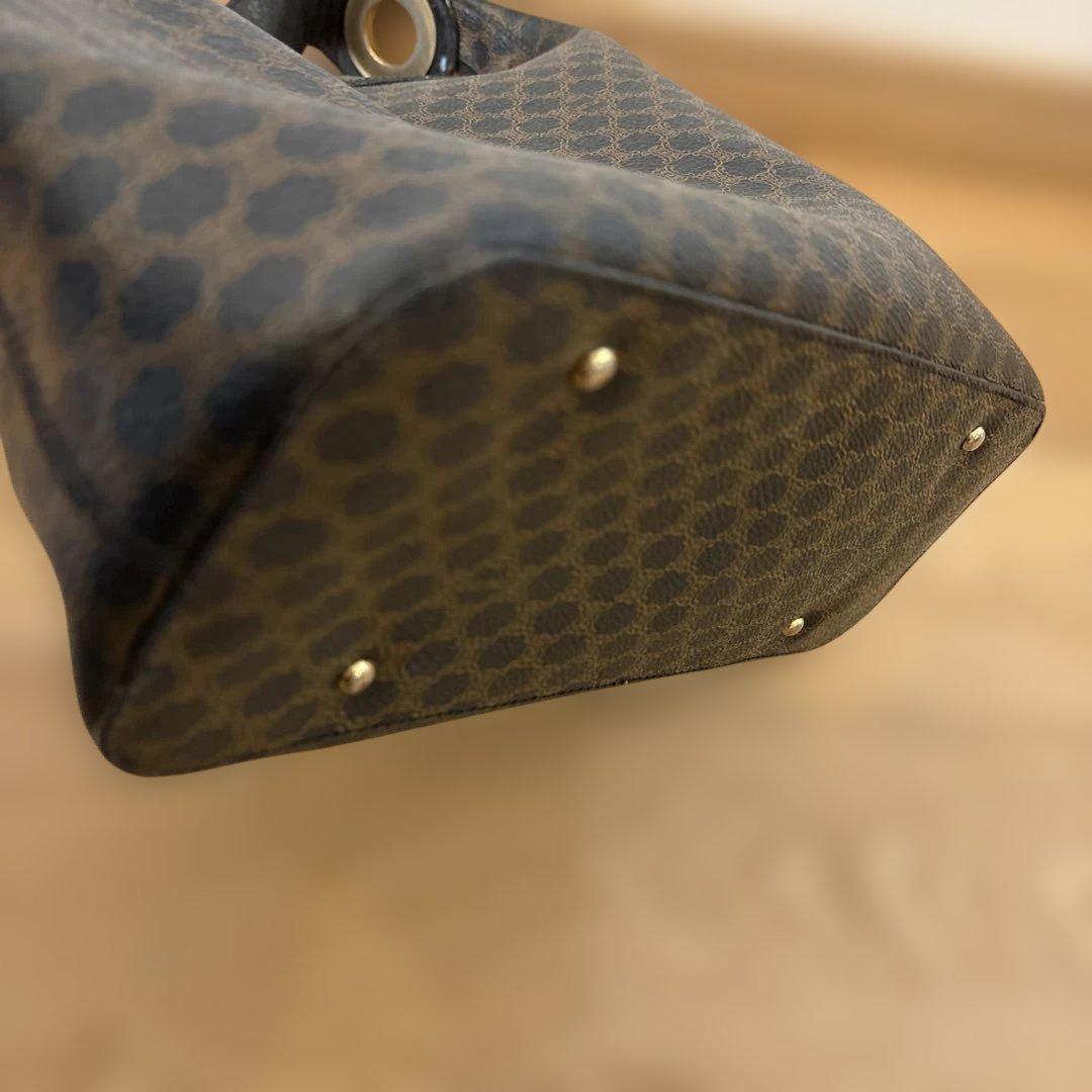 CELINE ダークブラウン ショルダーバッグ