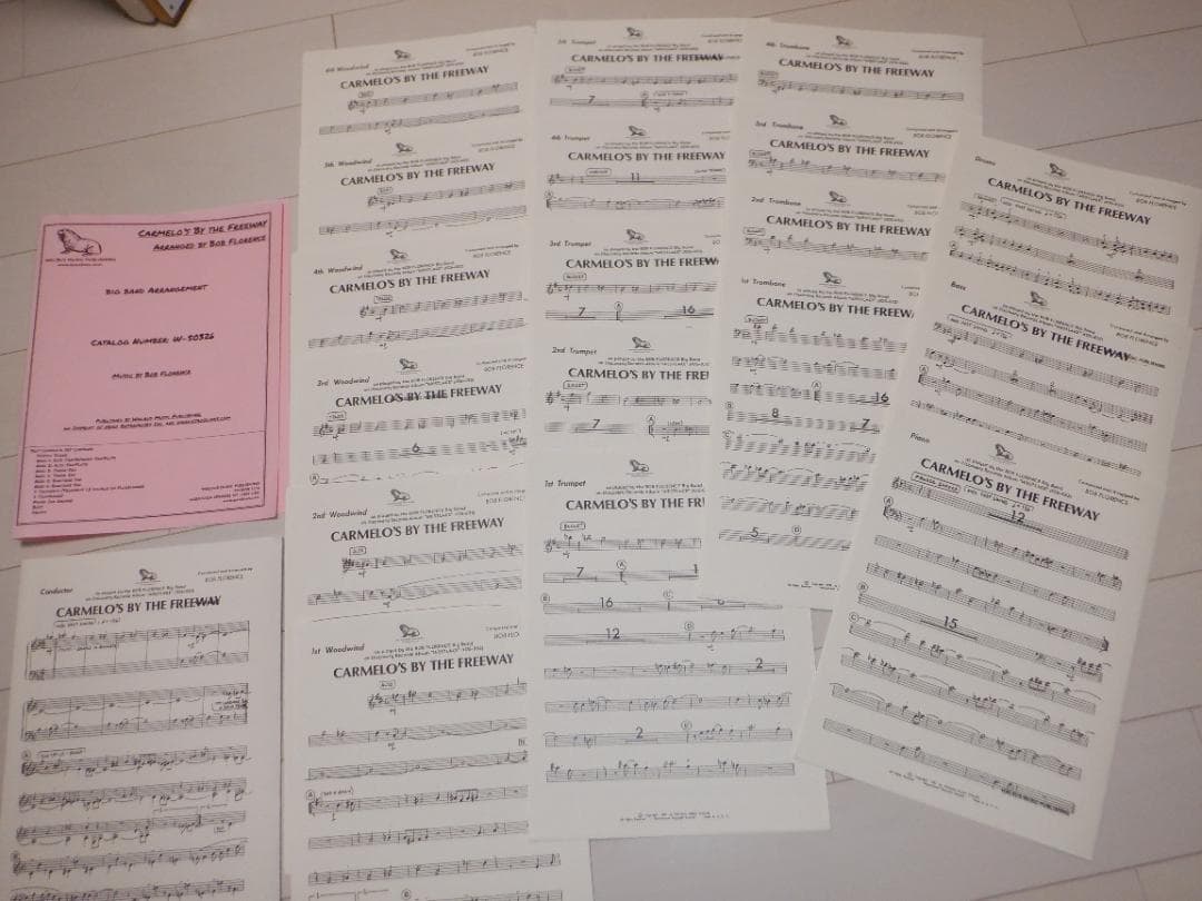 BB楽譜「CARMELO'S BY THE FREEWAY」BOB FLOREN