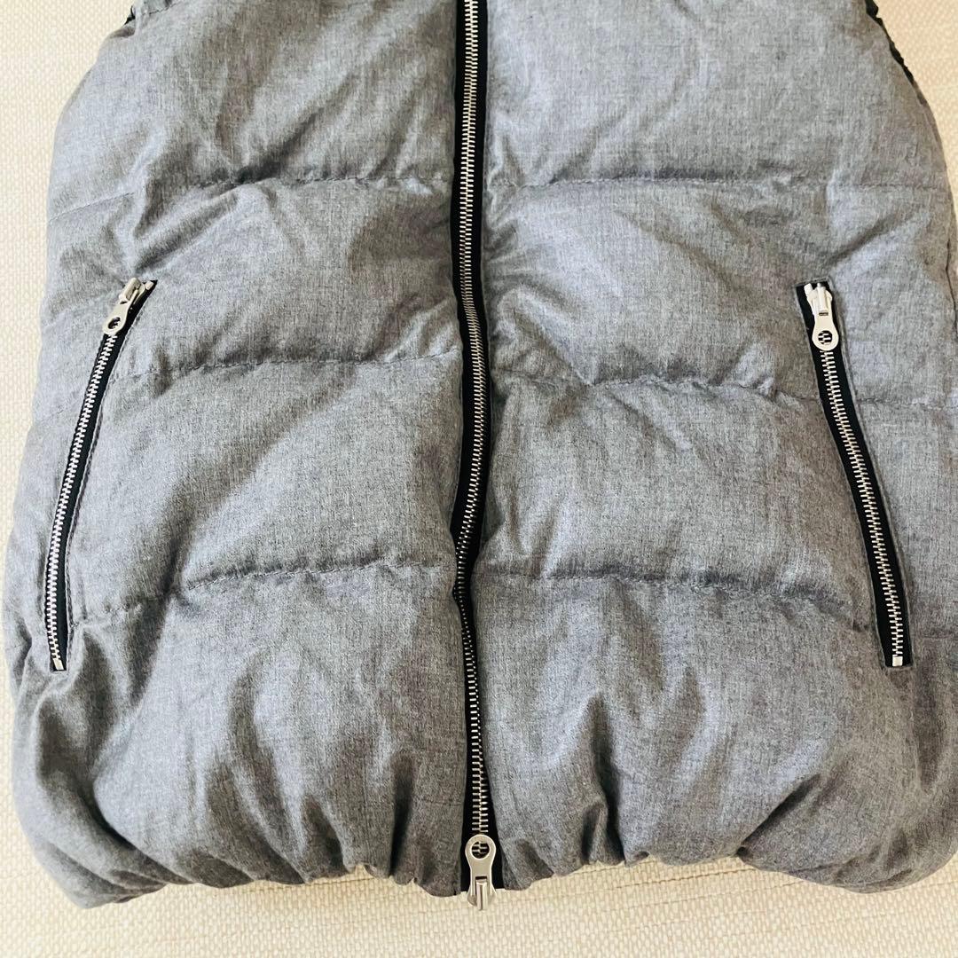 【極美品】デュベティカ ダウンベスト FEBEDUE カシミヤ 40 グレー