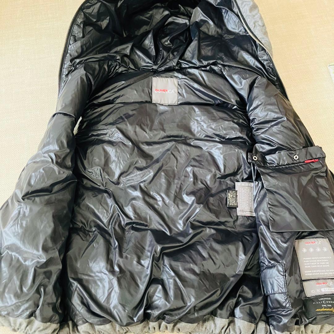 【極美品】デュベティカ ダウンベスト FEBEDUE カシミヤ 40 グレー