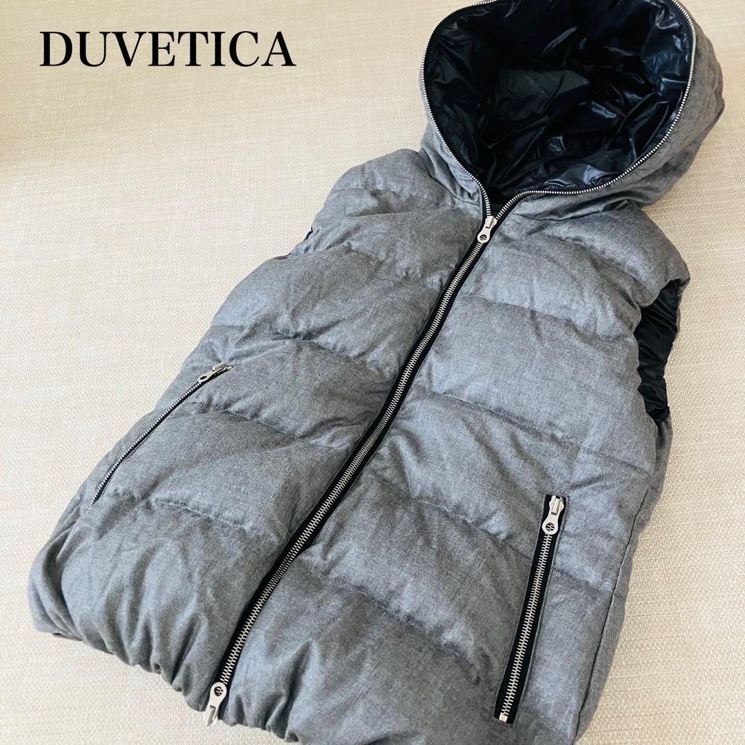 【極美品】デュベティカ ダウンベスト FEBEDUE カシミヤ 40 グレー