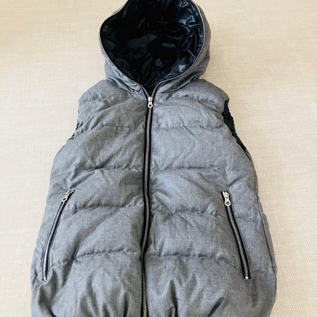 【極美品】デュベティカ ダウンベスト FEBEDUE カシミヤ 40 グレー