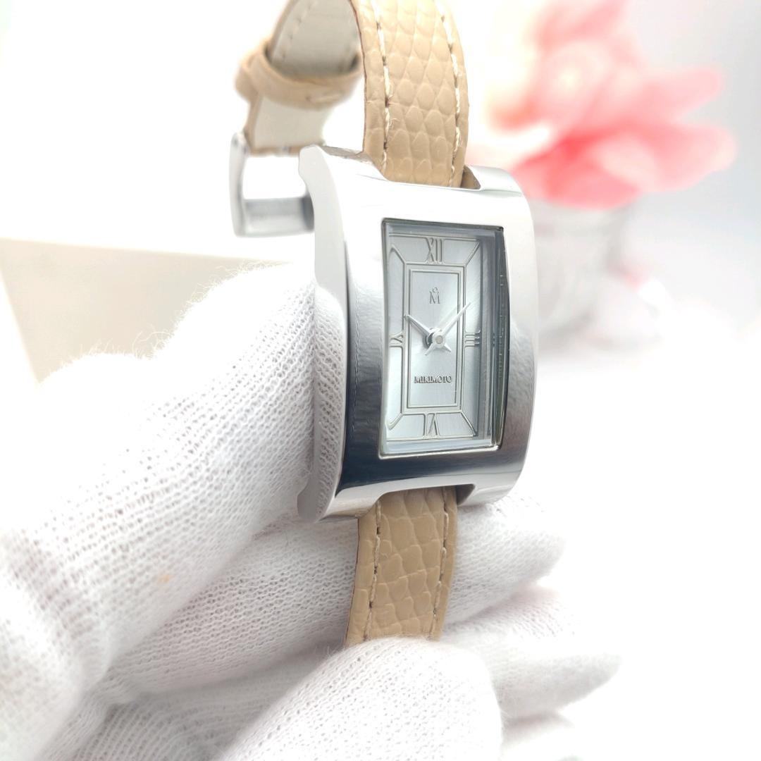 《稼働品》ミキモト★クォーツ 腕時計★2重巻き★レディース★管理 752.