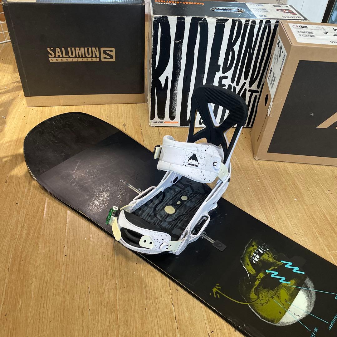 BURTO　バートン　スノーボードセット　MISSION　バインディング付