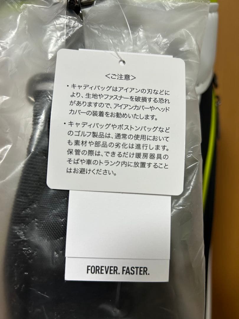 新品未使用！PUMA ゴルフキャディバッグ　タグ付き！