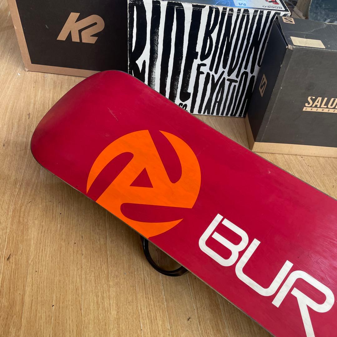 BURTON　バートン　スノーボードセット　CARTELバインディング付