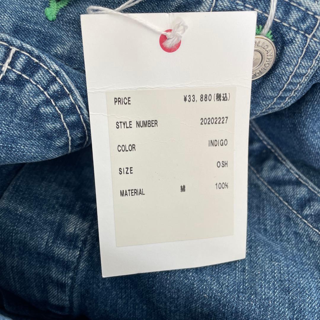 【HOLIDAY】 スリムフレアデニムオーバーオール