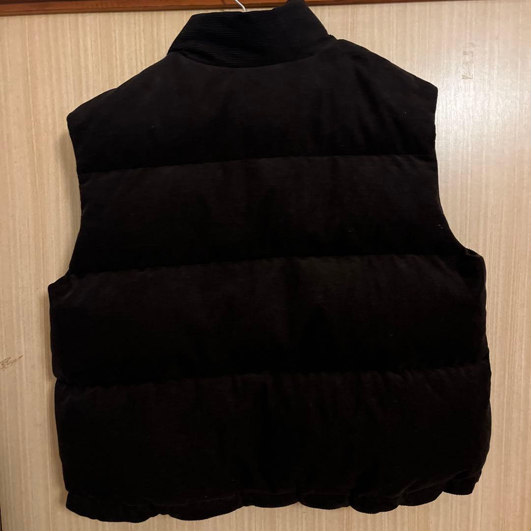 CANAL JEAN El mar コーデュロイパファーベスト ブラウン