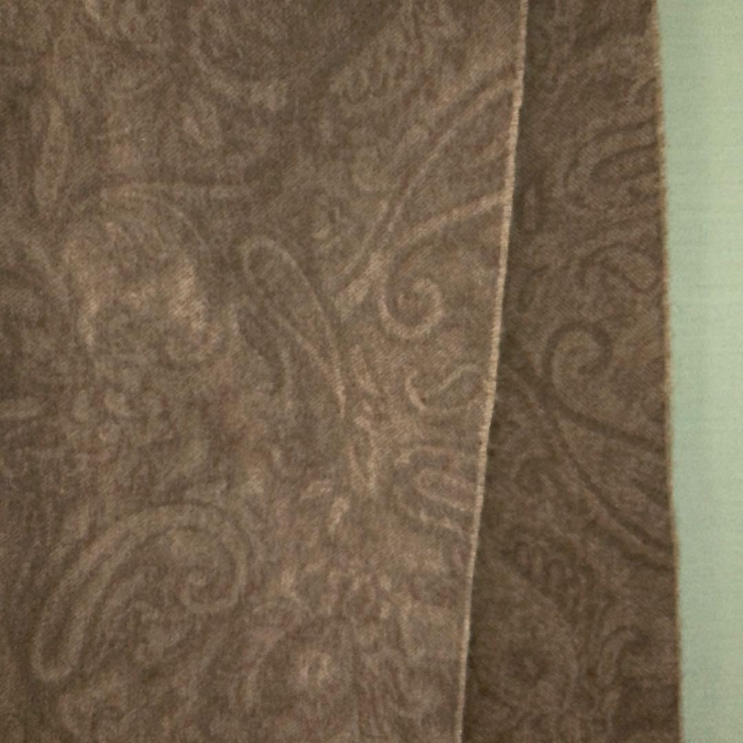 DRAKE‘S ドレイクス 大判 カシミヤストール イギリス製 ブラウン