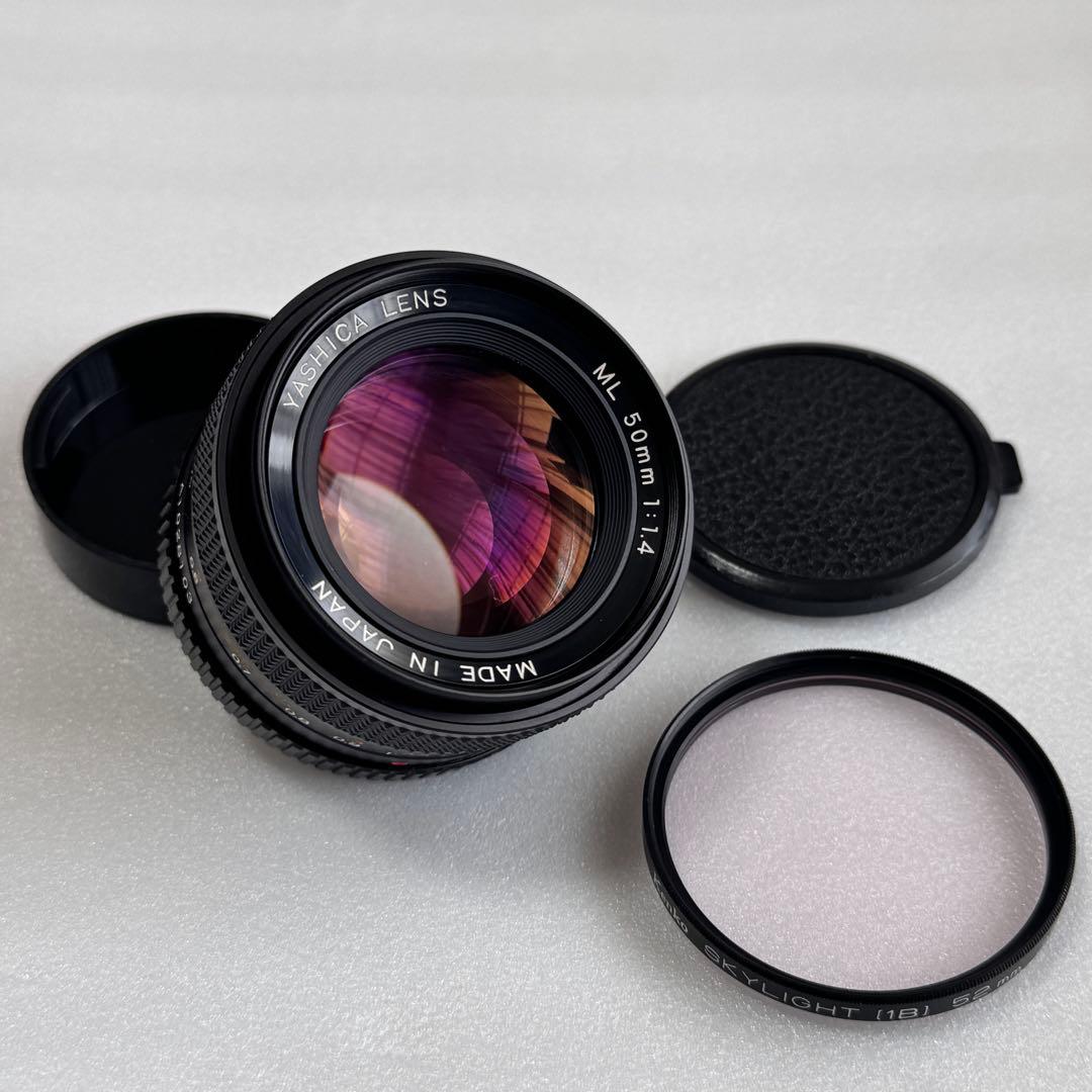 ☆希少 外観美品☆ YASHICA ML 50mm F1.4 後期型