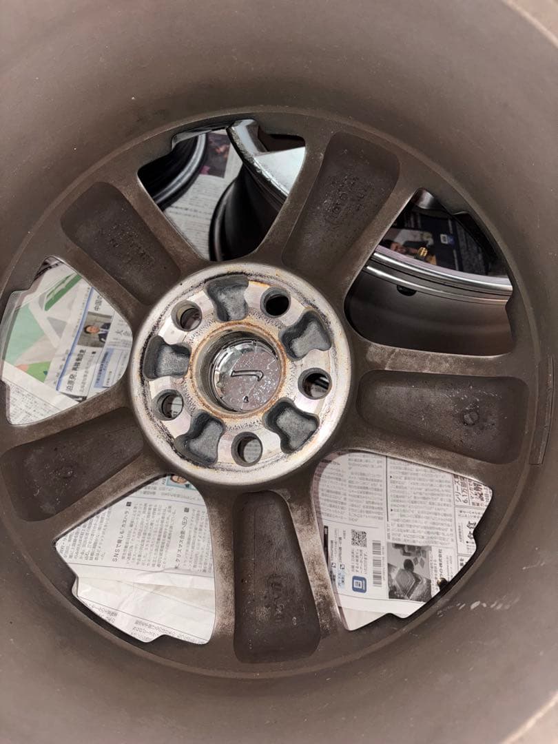 レクサス18インチ アルミホイール　シルバー