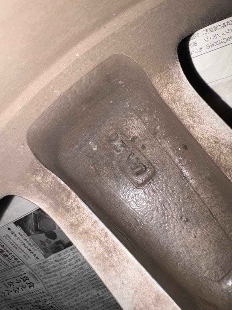 レクサス18インチ アルミホイール　シルバー