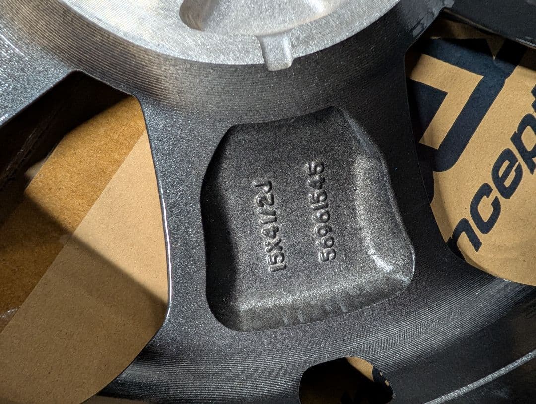 ハスラー　X　純正ホイール　15インチ　美品　No.1