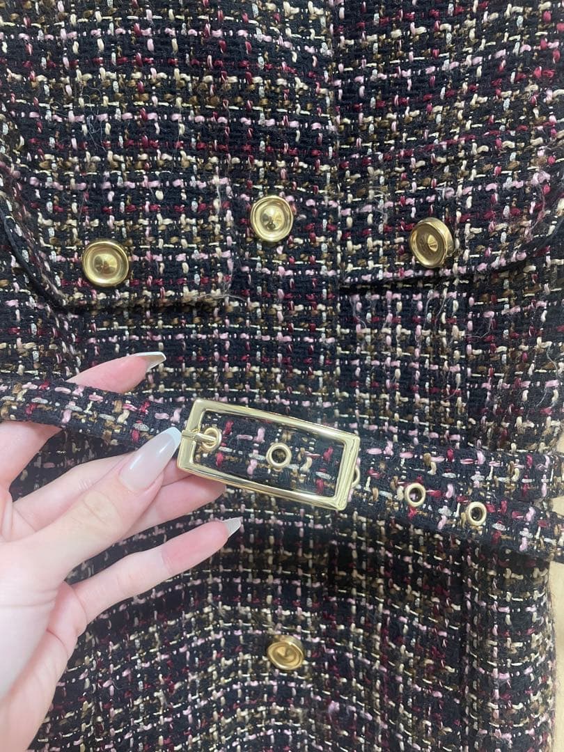 ZARA ツイードジレ