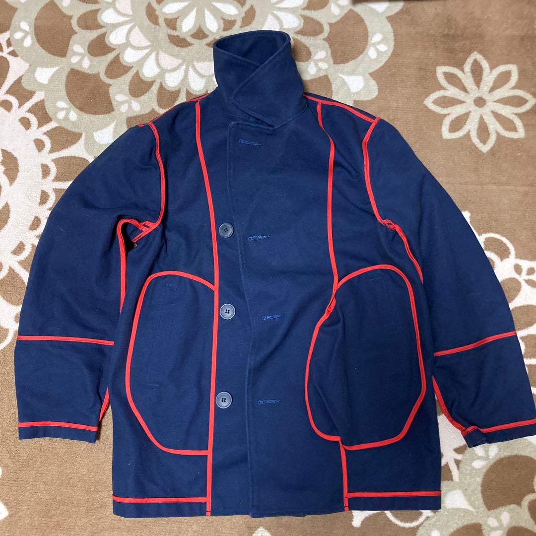 グッドイナフ GOODENOUGH GDEH コットン Pコート M ネイビー