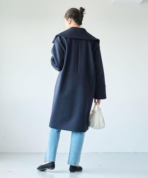 ＜SPINTOシリーズ＞ メルトン ビッグカラー コート