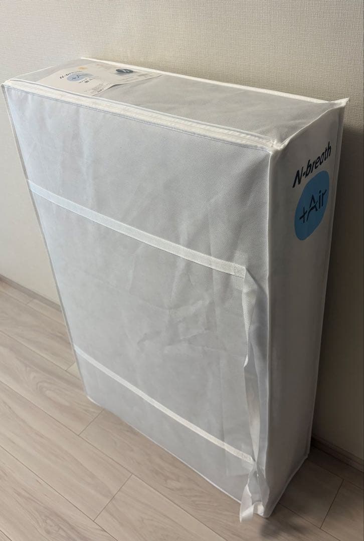 美品　シングルマットレス 8cm Nブレス プラスエア