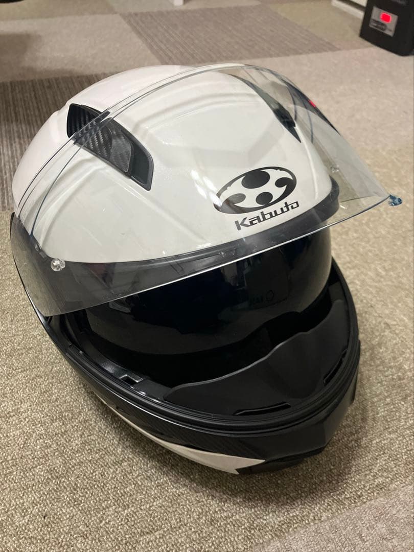 Kabuto RYUKI システムヘルメット サイズM ブルーミラーセット