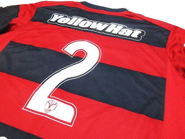 希少 鹿島アントラーズ 2008 ユニフォーム 内田篤人 背番号2 X