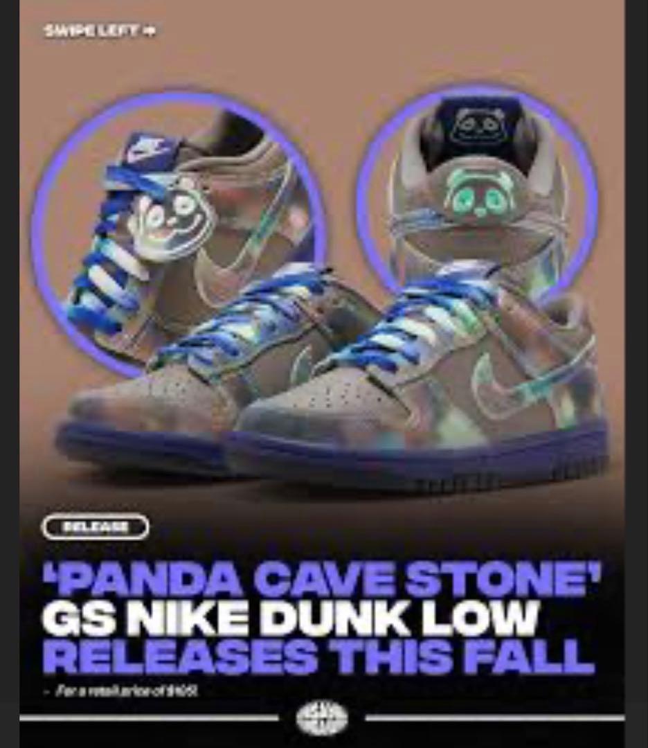 Nike Dunk Low SE (GS) “Panda“ レディース25cm