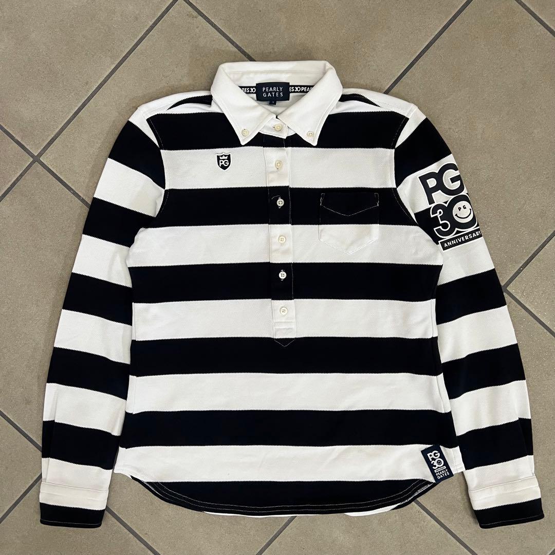 Pearly gates パーリーゲイツ　セットアップ　ストライプ　ボーダー　M