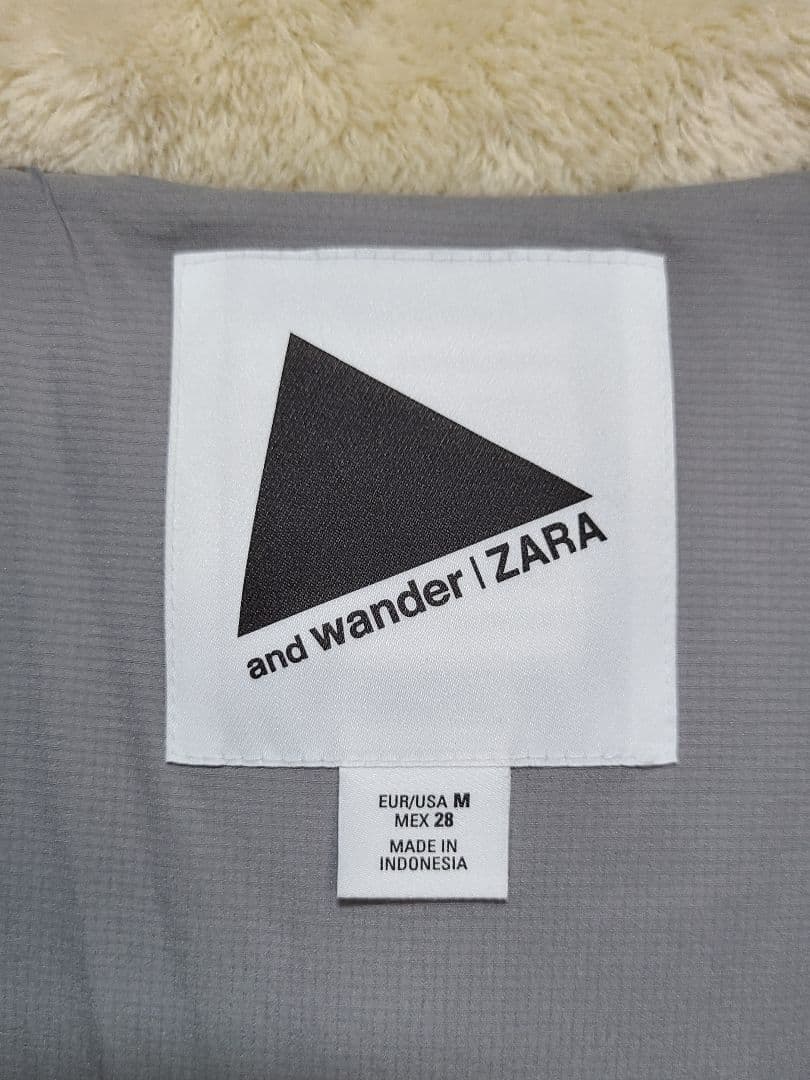 and wander ZARA Mサイズ ロングパファーコート 未使用 試着のみ