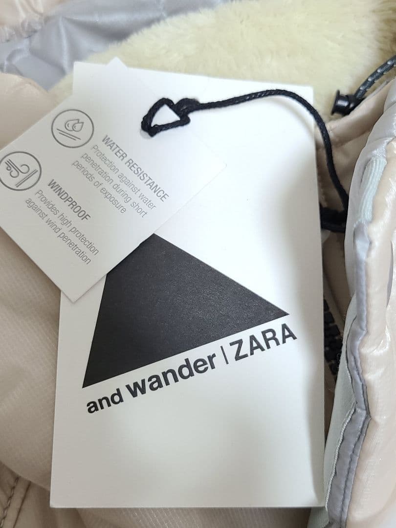 and wander ZARA Mサイズ ロングパファーコート 未使用 試着のみ
