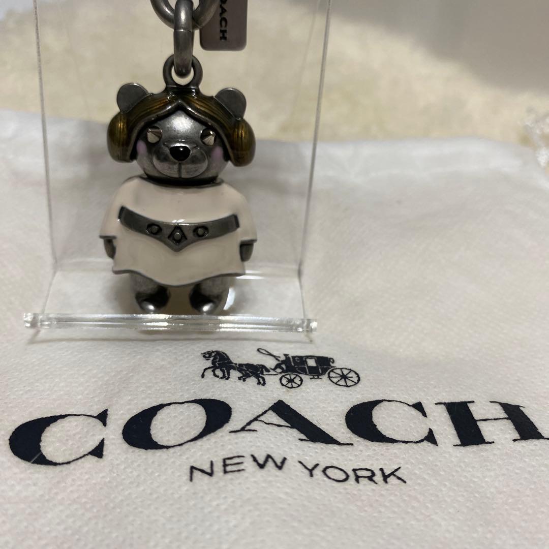 コーチ　COACH　バッグチャーム　スター・ウォーズ　プリンセス・レイア　ベア