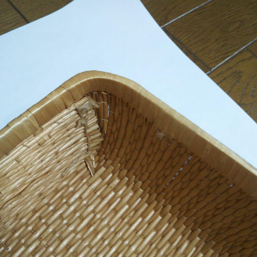 柳細工かご　バスケット　柳行李　収納ケース　衣装ケース