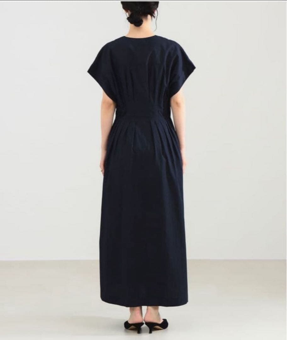 BEAMS別注 新作　ne Quittez pas ポプリン タック ワンピース