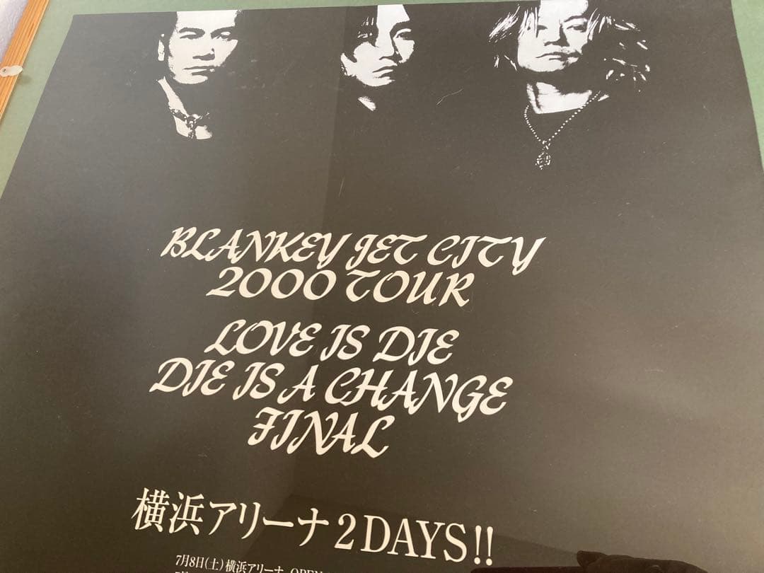 激レア　BLANKEY JET CITY ポスター　告知ポスター　非売品