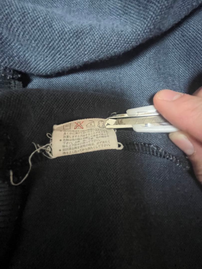 adidas トラックジャケット ブラック × オレンジライン 70〜80s