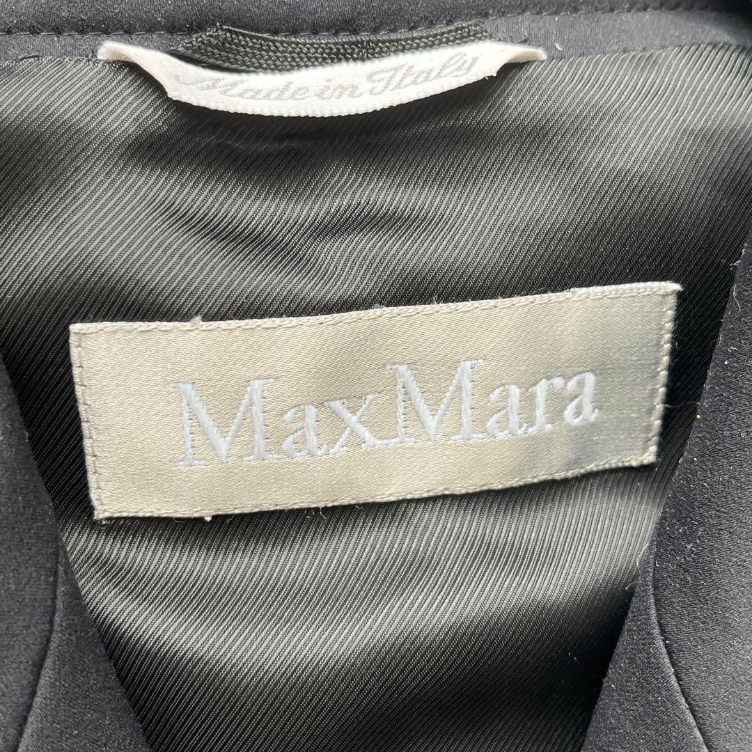 【極美品】マックスマーラ ロングトレンチコート ベルト付き 銀タグ ゆったり M